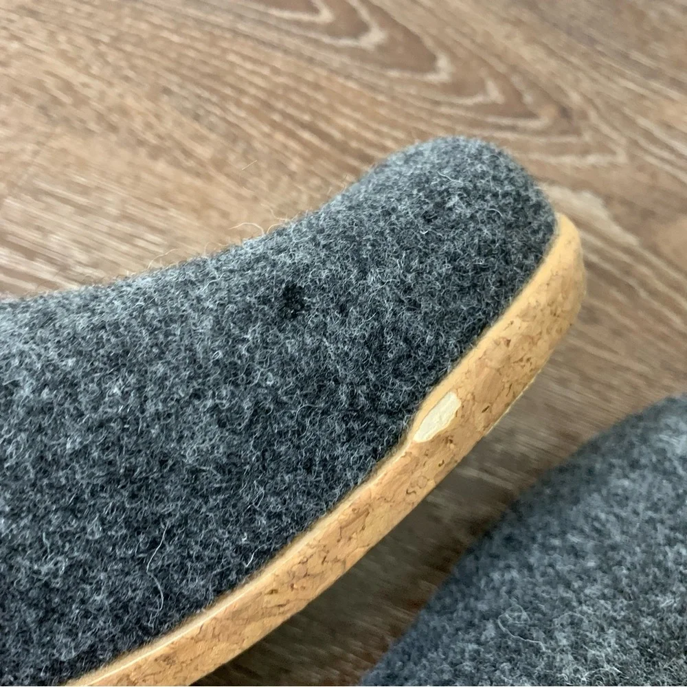Taos Womens woolery 2 gray slip on clogs 42 - Picture 5 of 9